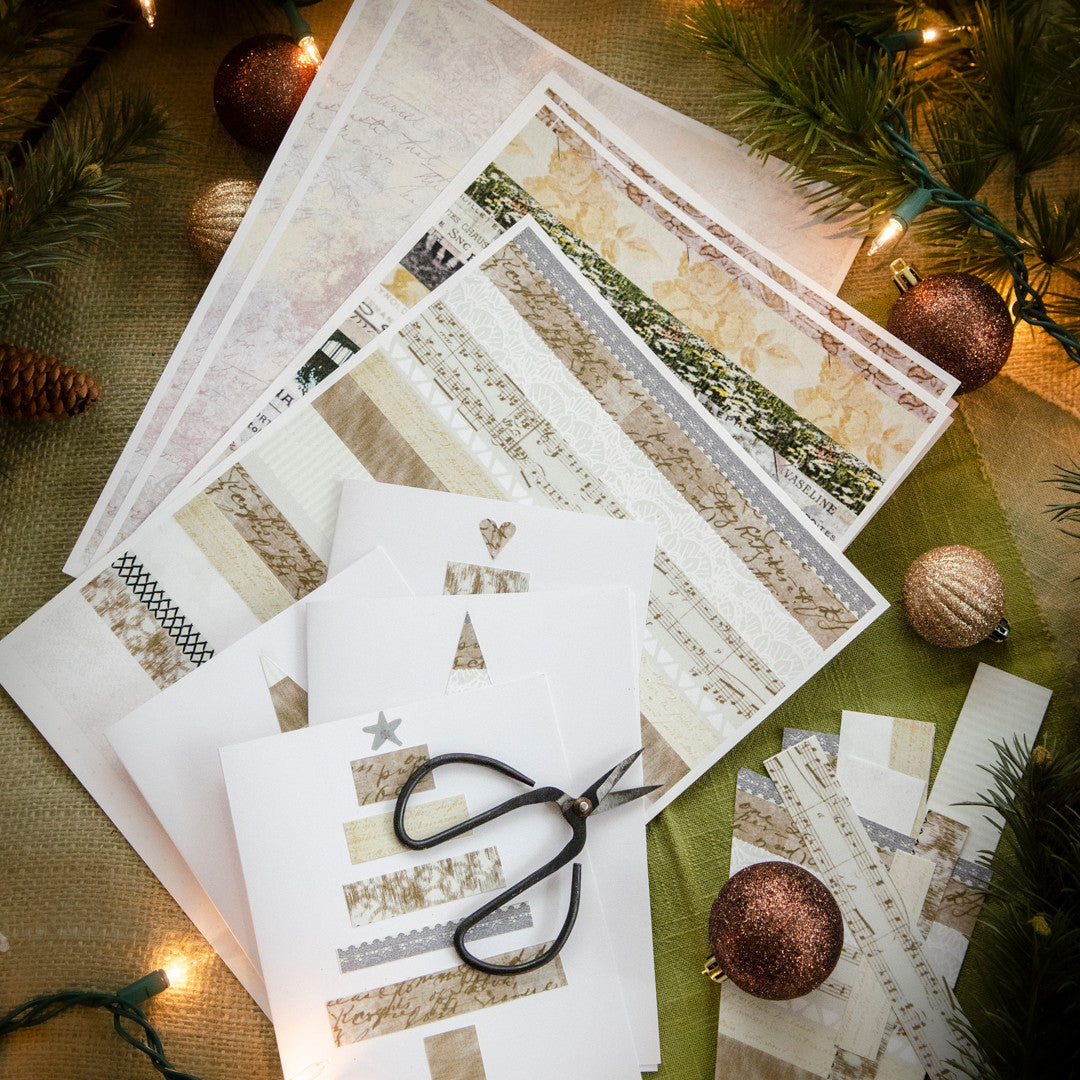 Festive, Homemade Greeting Cards in 10 Minutes or Less