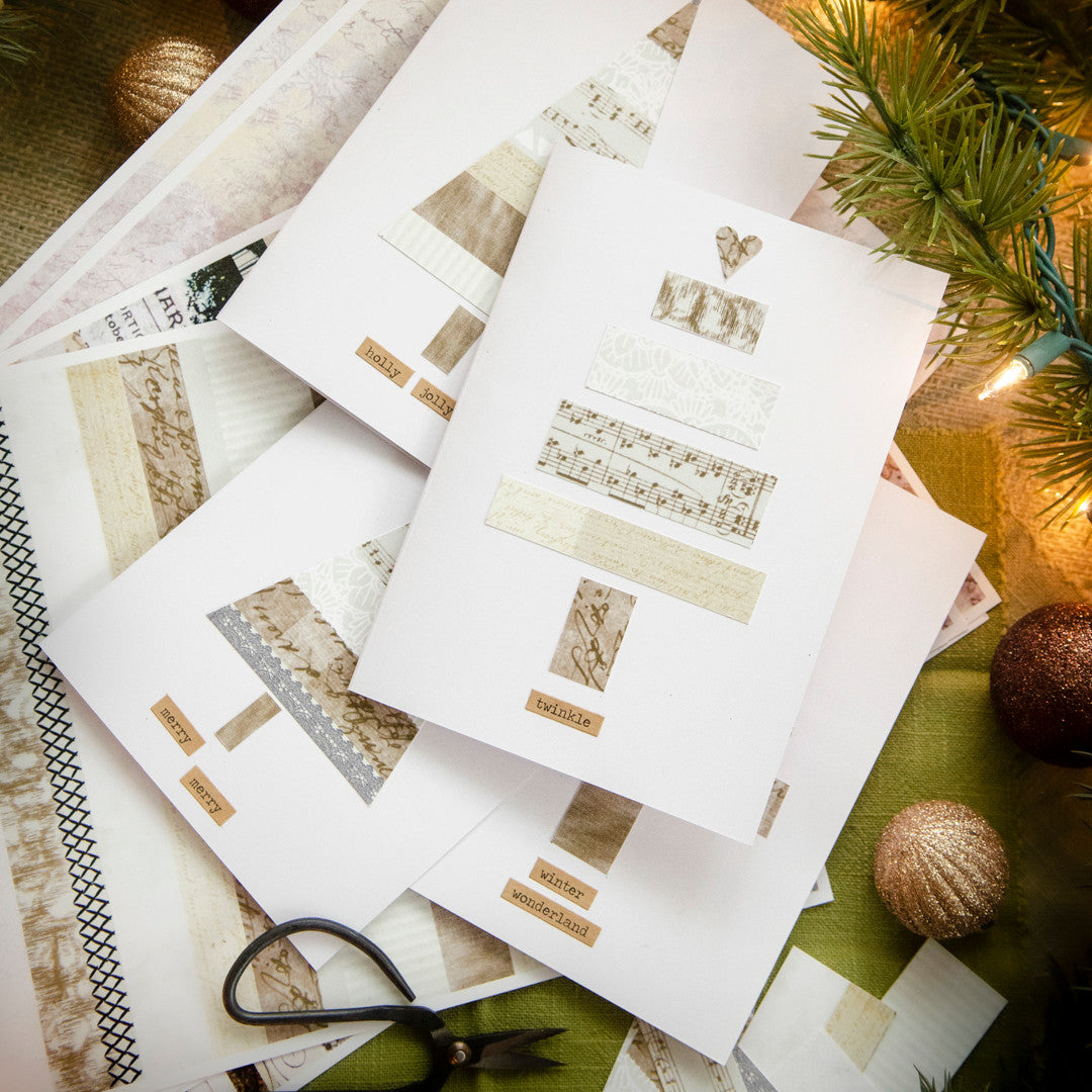 Festive, Homemade Greeting Cards in 10 Minutes or Less