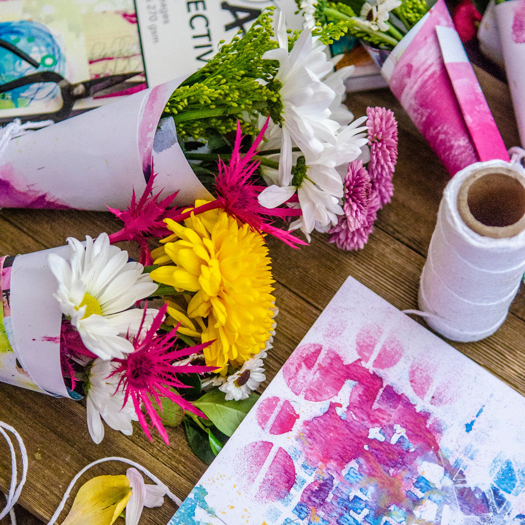 Petite Paper-Wrapped Bouquets