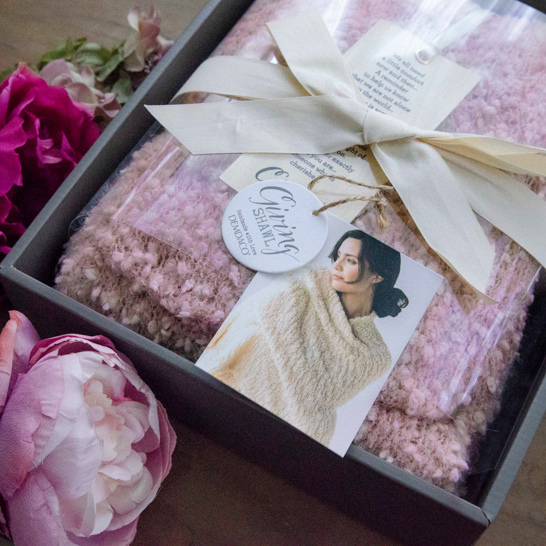 Pink Giving Shawl