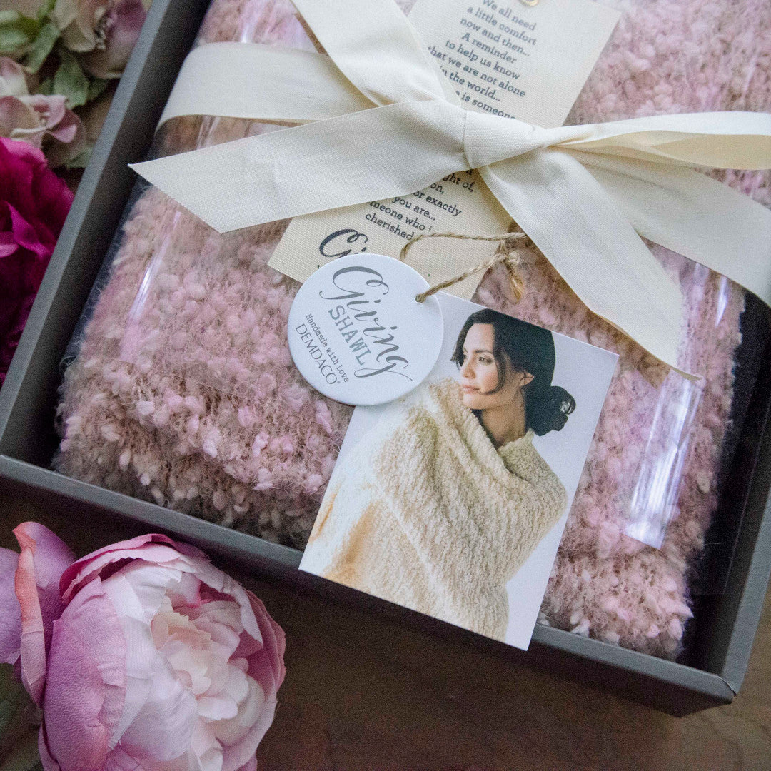 Pink Giving Shawl