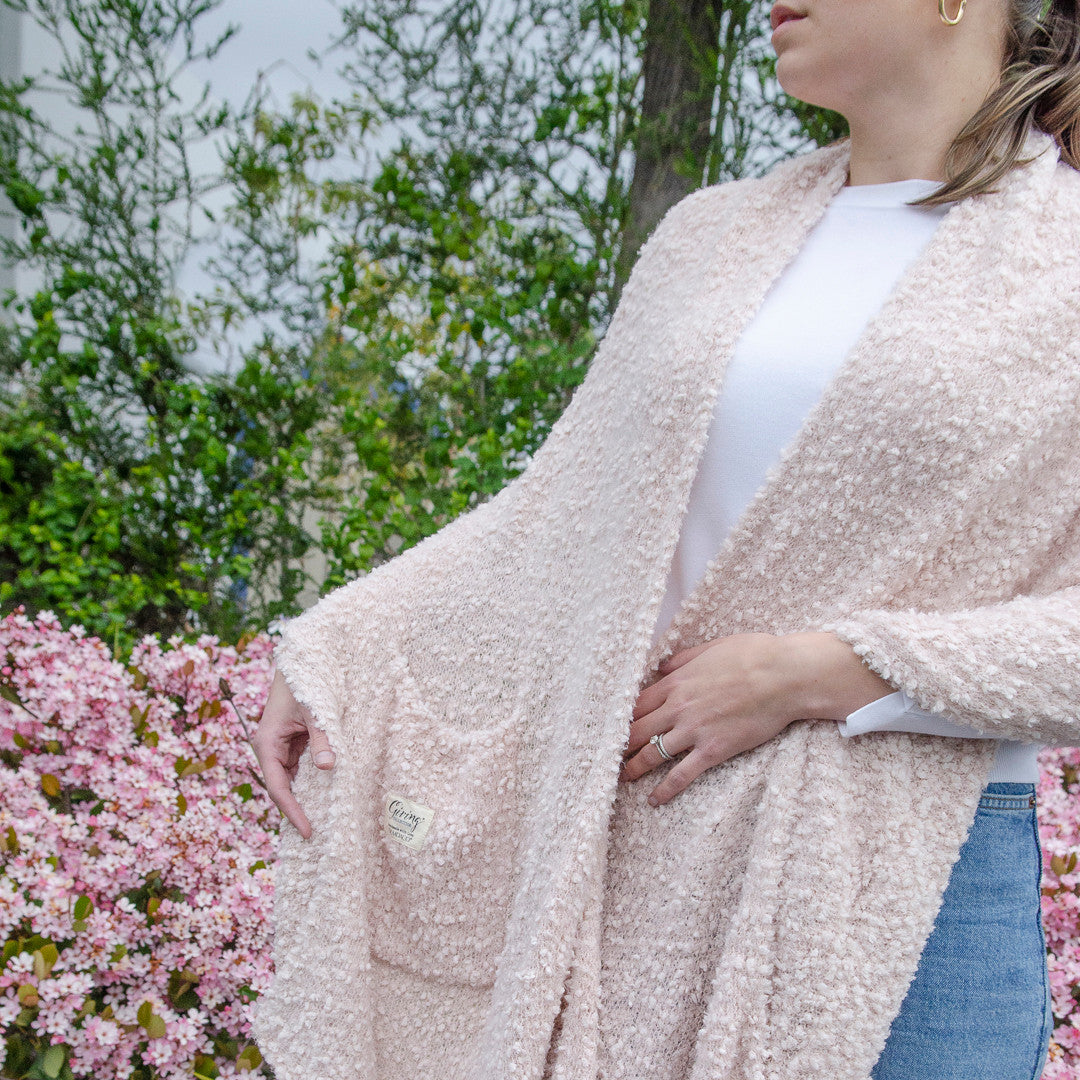 Dusty Pink Giving Shawl