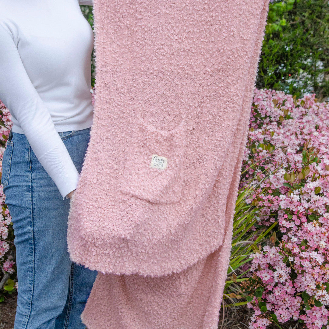 Pink Giving Shawl