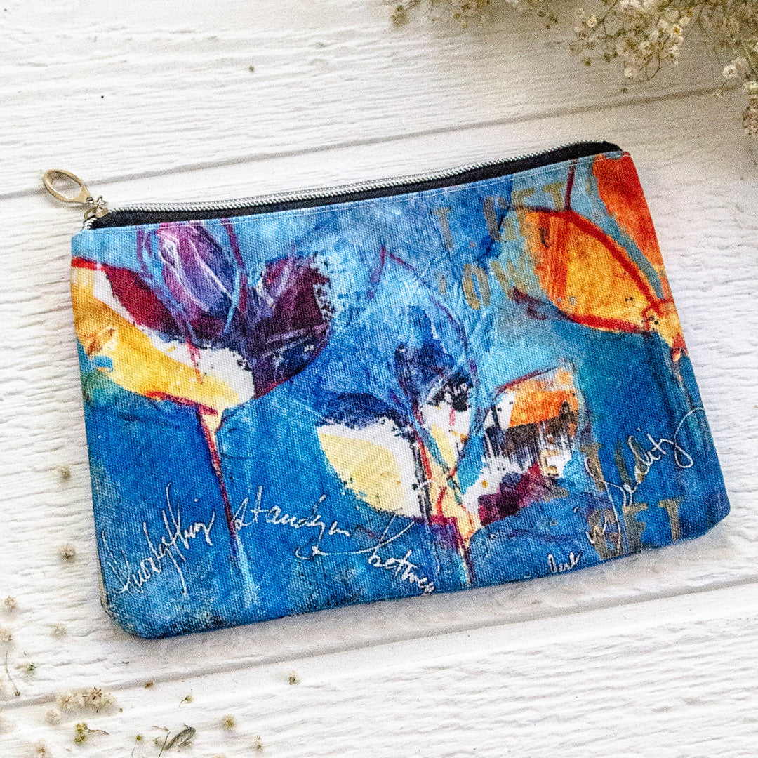 Dina Wakley Media Things That Grow Art Pouch