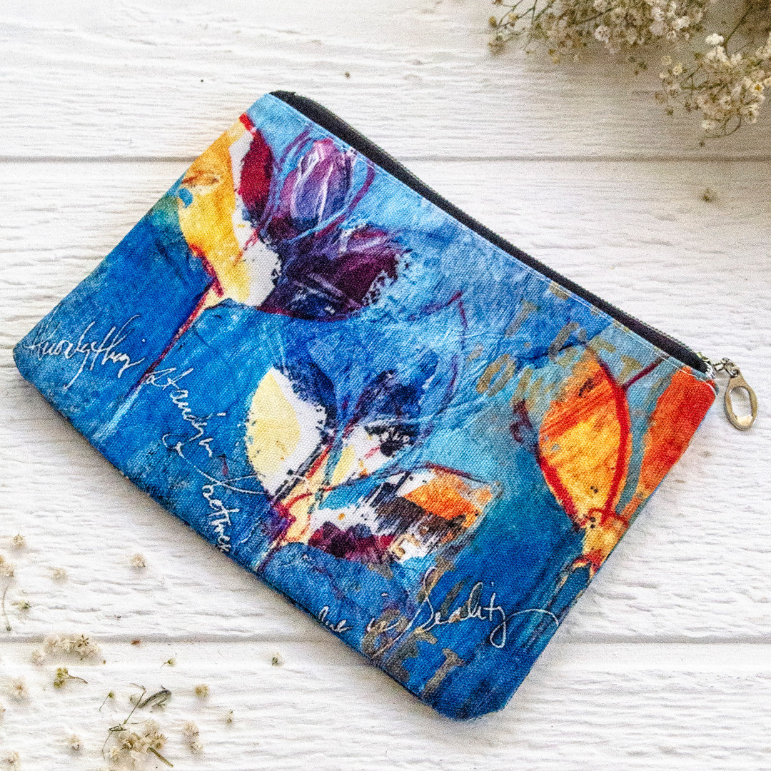 Dina Wakley Media Things That Grow Art Pouch