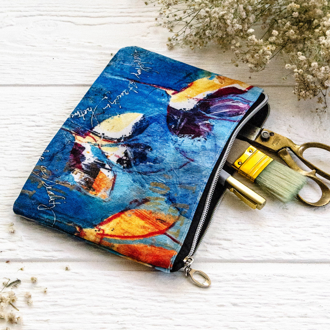 Dina Wakley Media Things That Grow Art Pouch