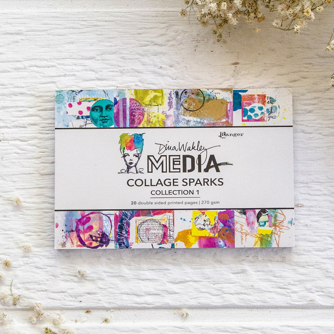 Dina Wakley Media Collage Sparks (Collection 1)