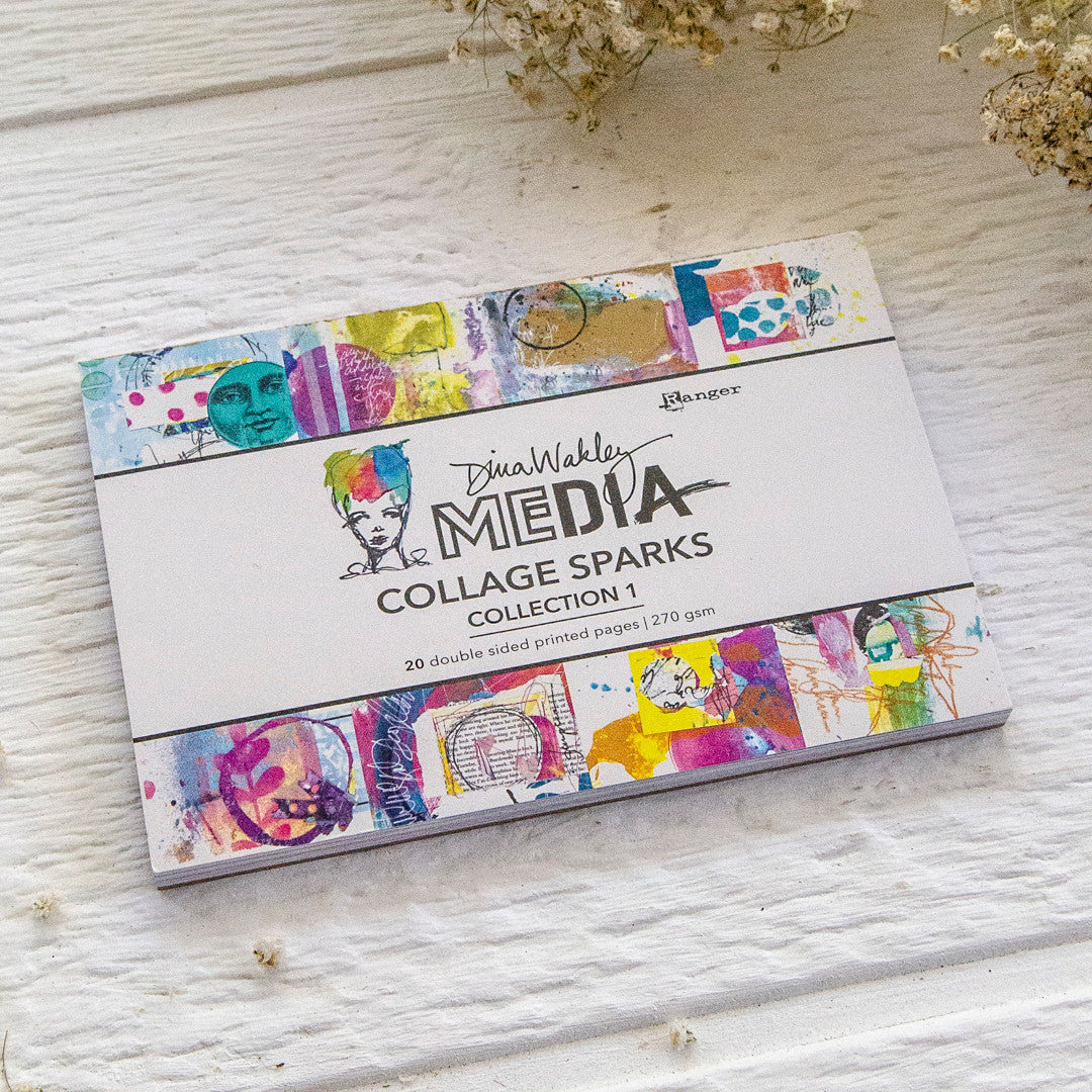 Dina Wakley Media Collage Sparks (Collection 1)