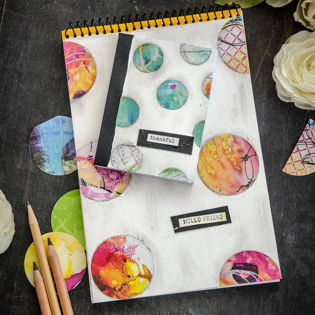 Giving School Supplies a Mixed-Media Makeover