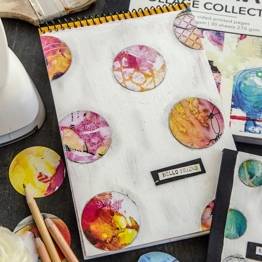 Giving School Supplies a Mixed-Media Makeover