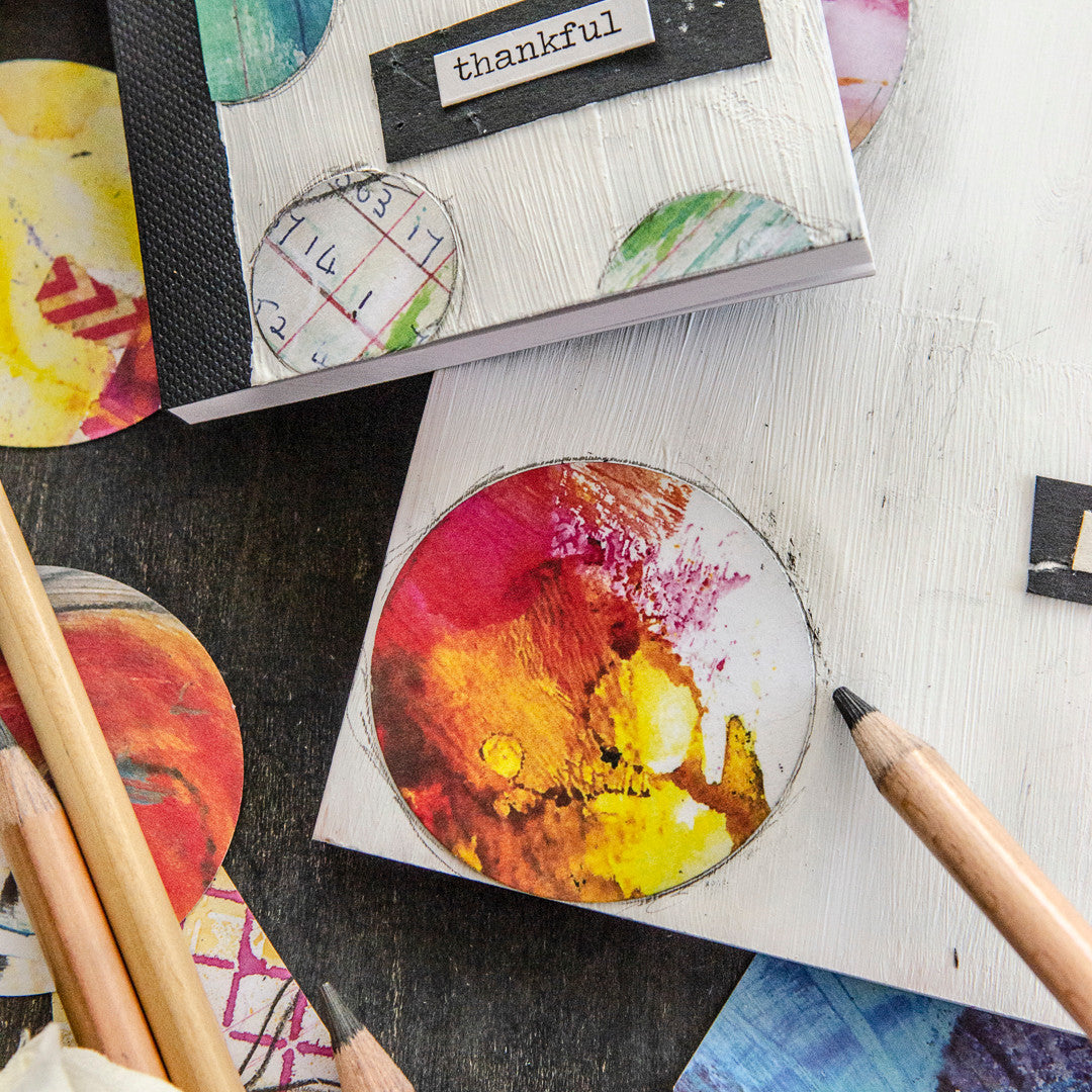 Giving School Supplies a Mixed-Media Makeover