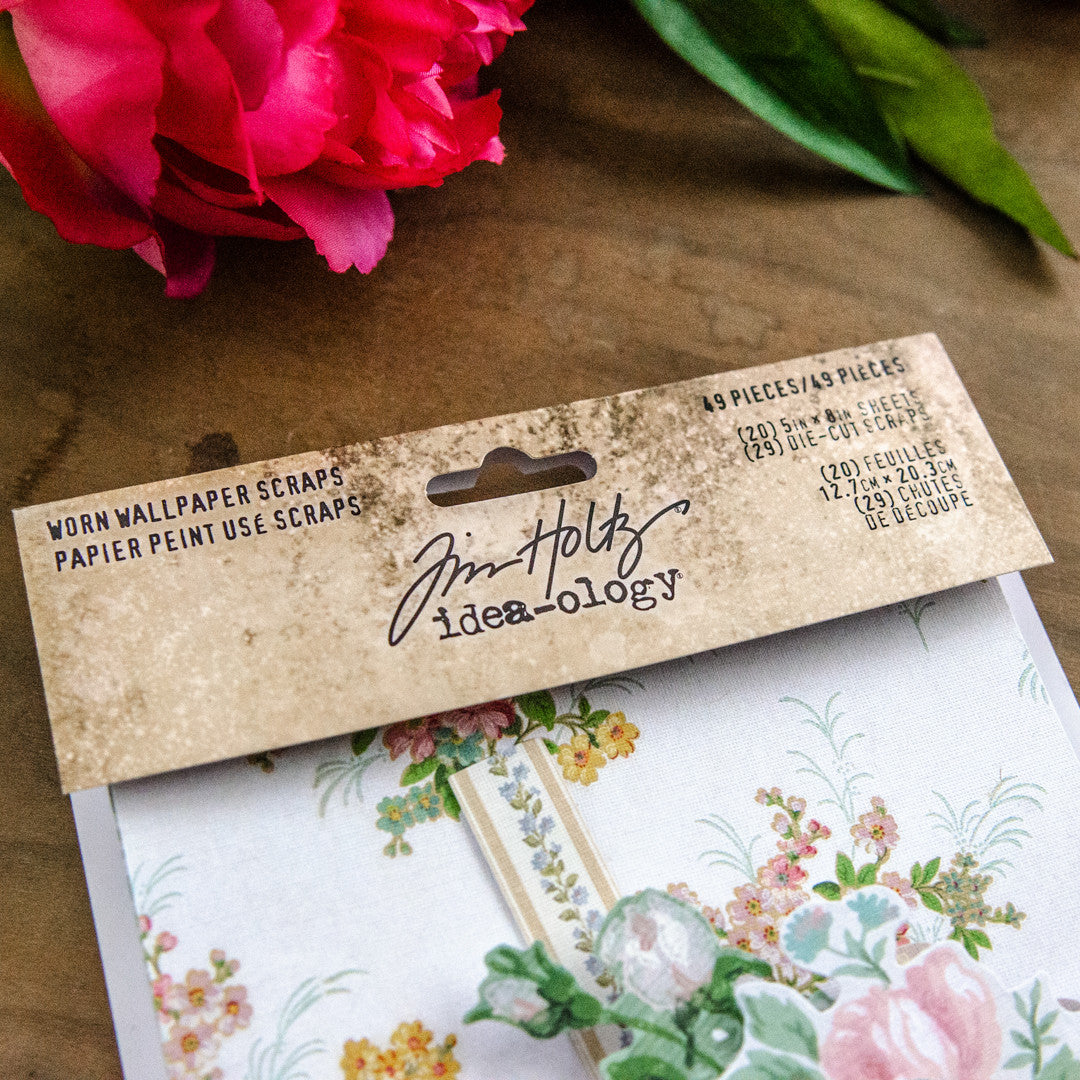 Tim Holtz Idea-ology Worn Wallpaper Scraps