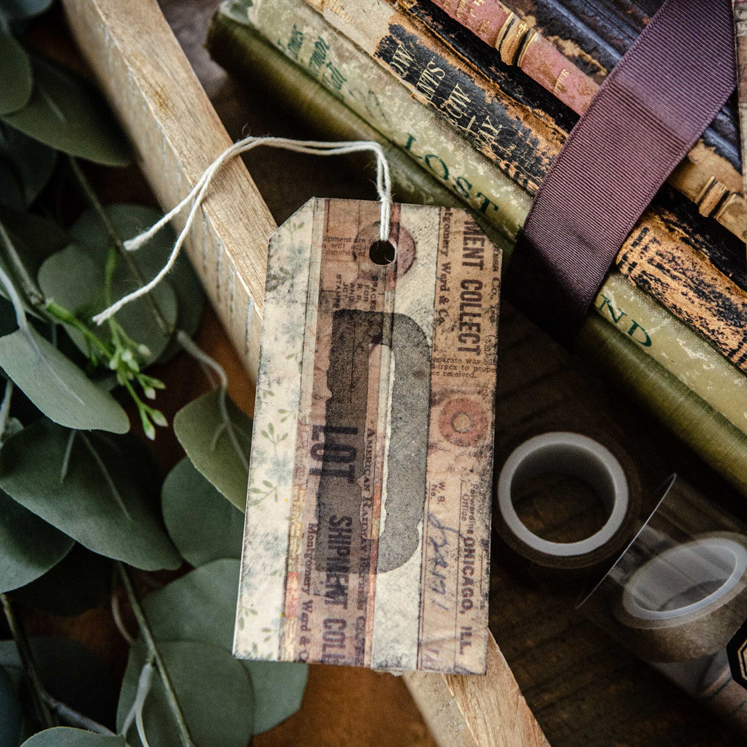 Washi-Wrapped Tags Project
