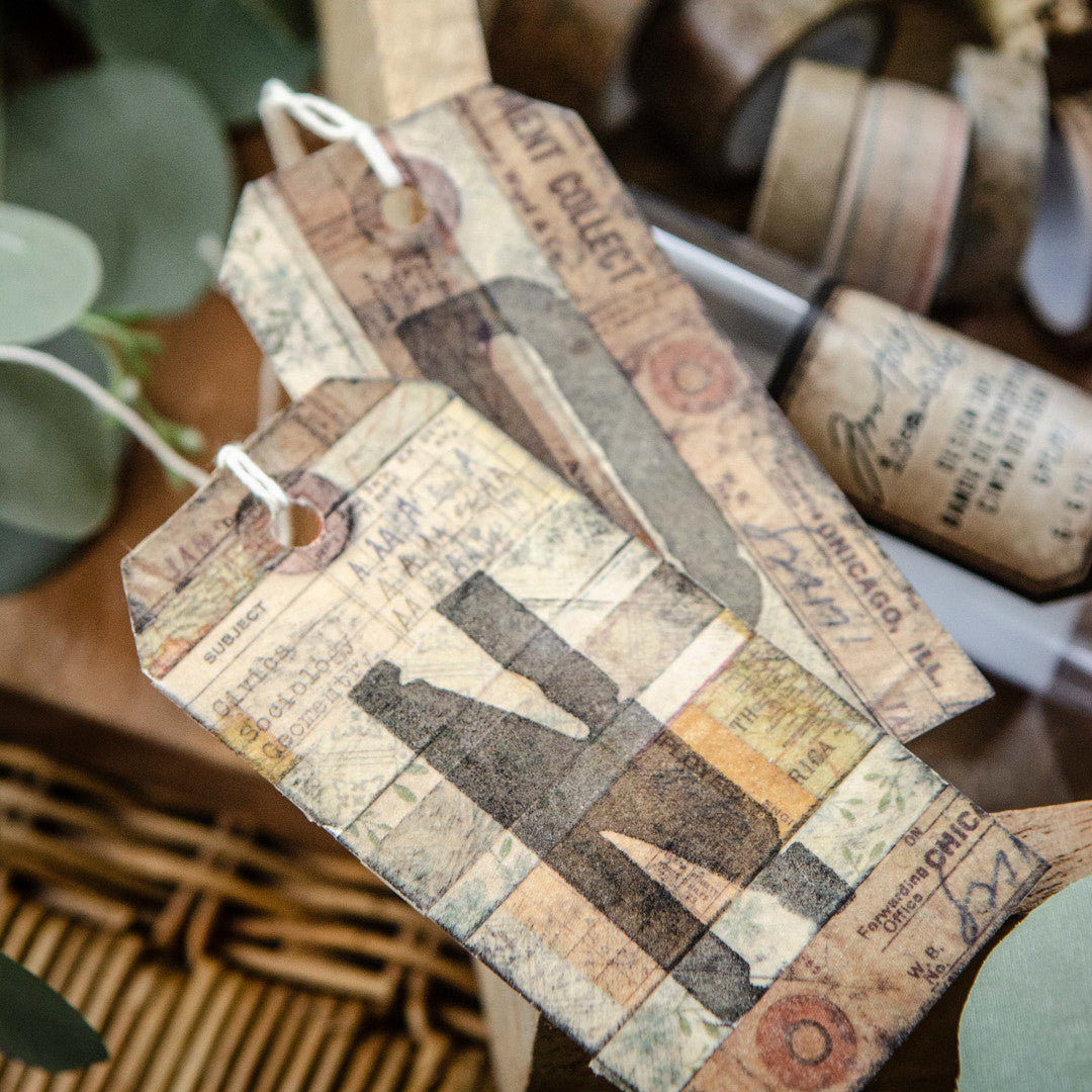 Washi-Wrapped Tags Project