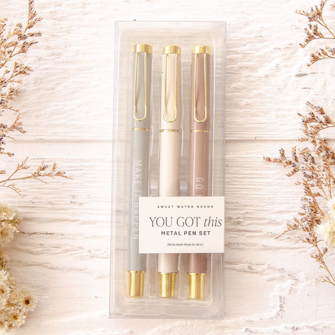You Got This Metal Pen Set