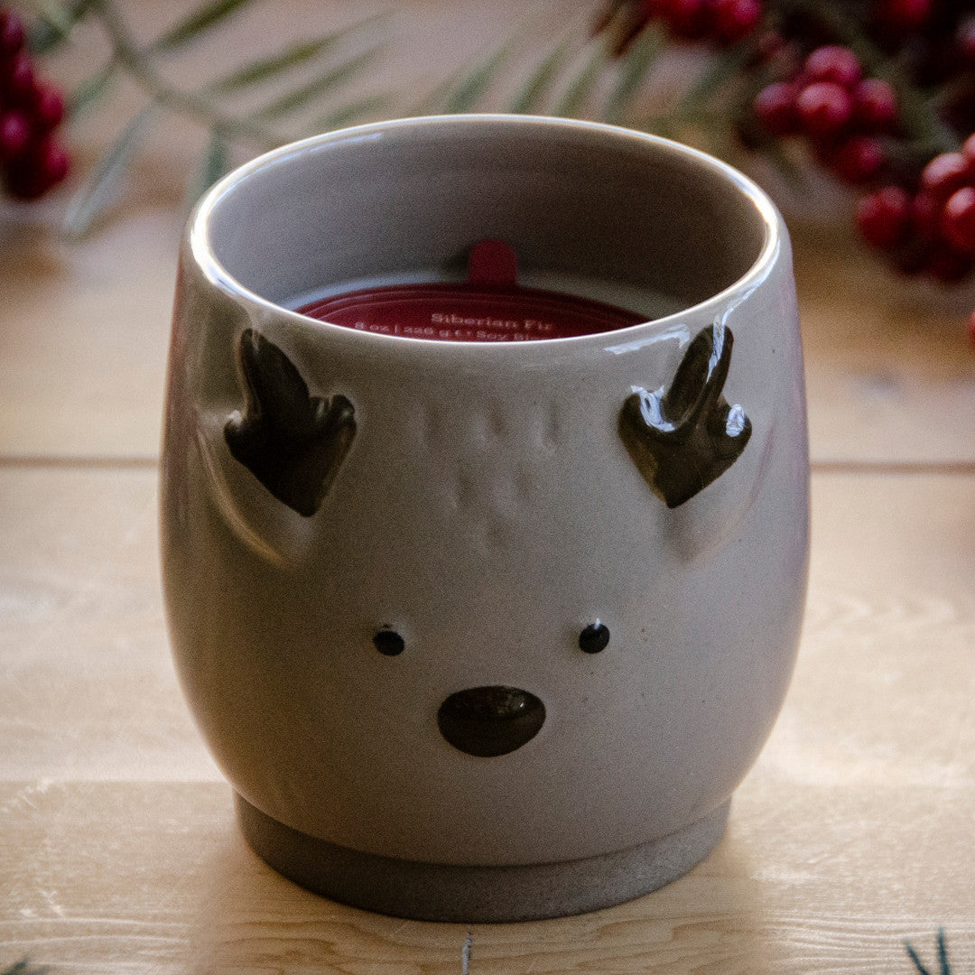 Reindeer Candle