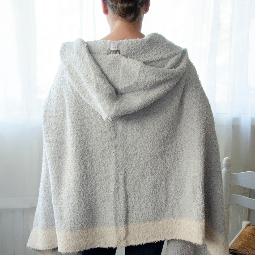 Hooded Wrap - Smoke