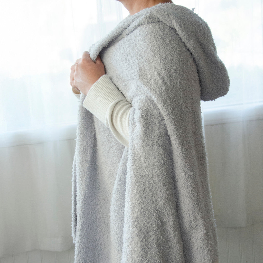 Hooded Wrap - Smoke