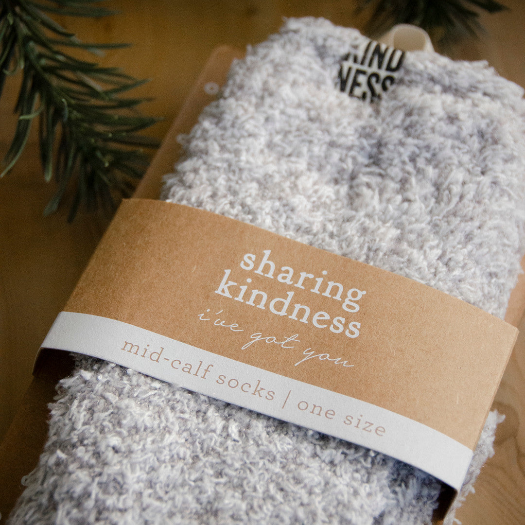 Kindness Socks - Smoke and Sand