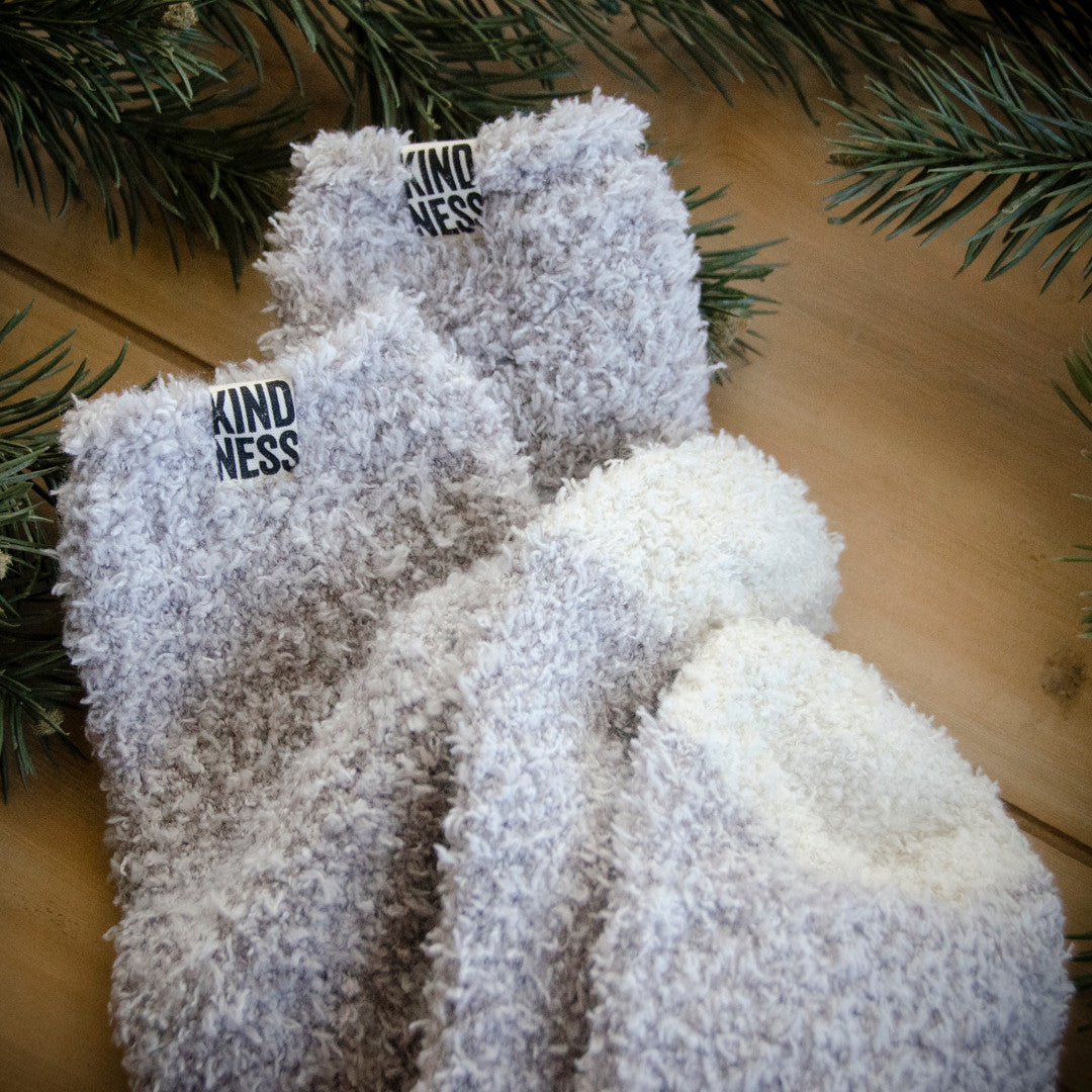 Kindness Socks - Smoke and Sand
