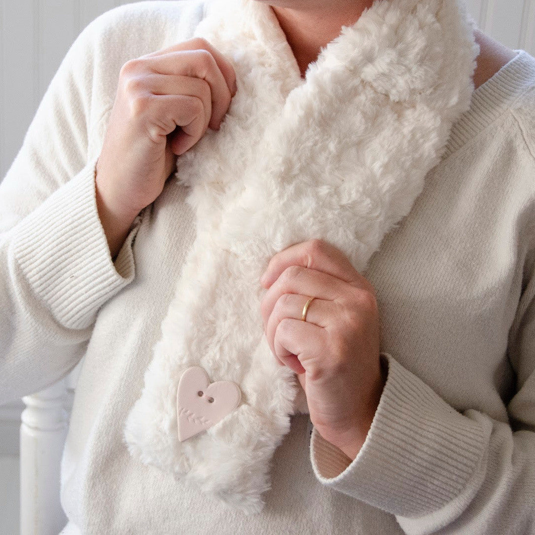 Calm and Cozy Neck Warmer  Cream