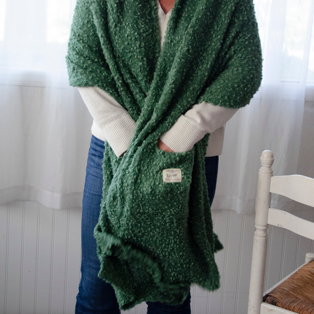 Green Giving Shawl