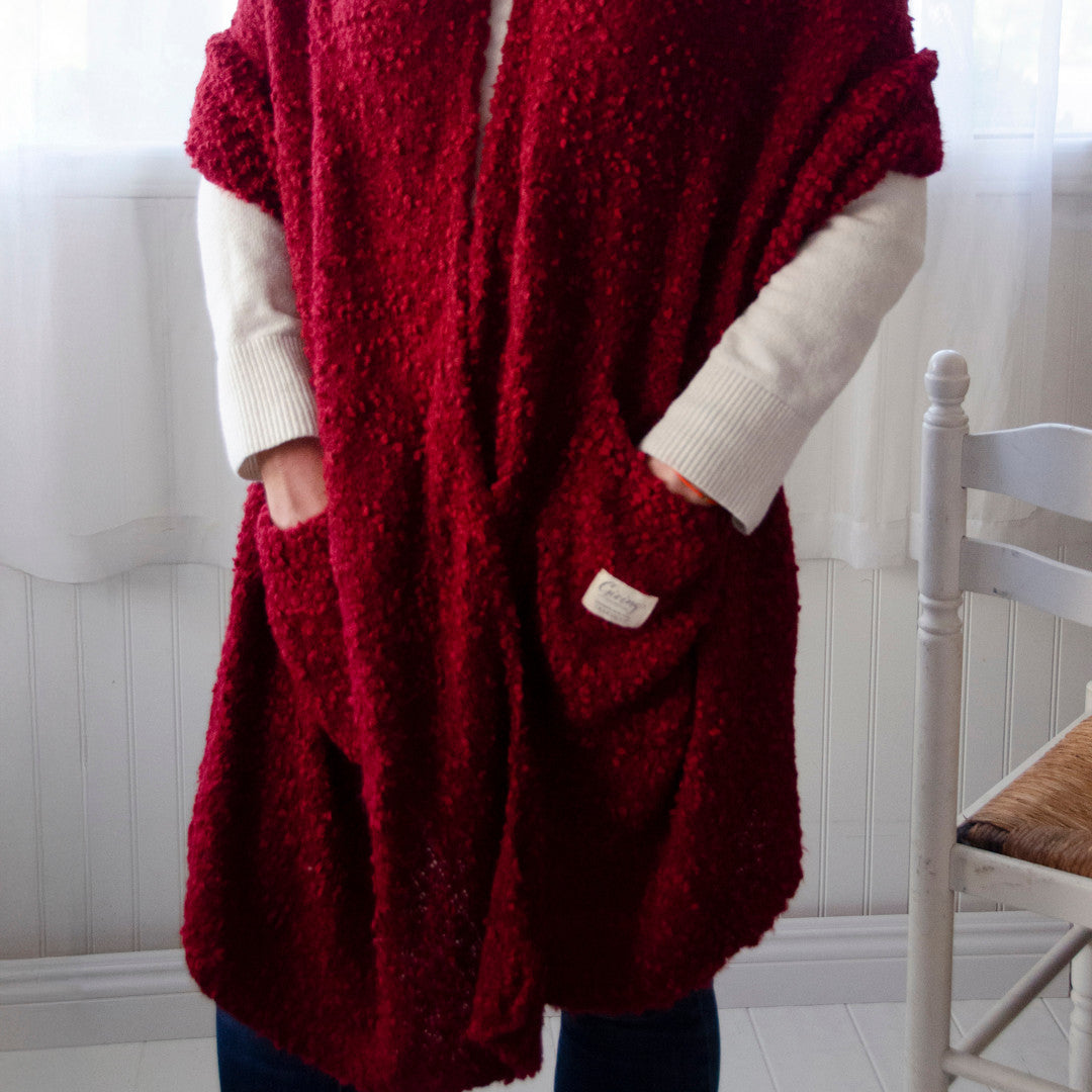 Red Giving Shawl