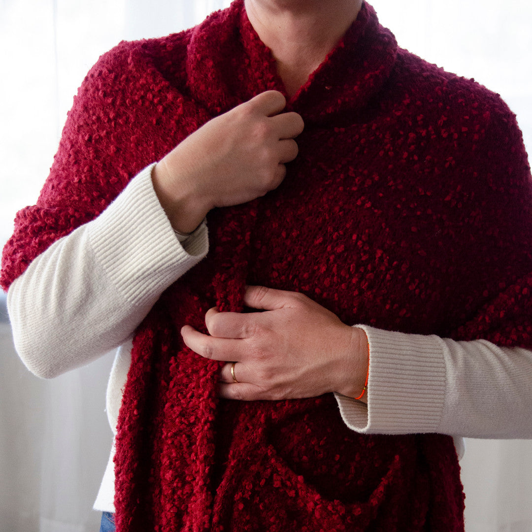 Red Giving Shawl