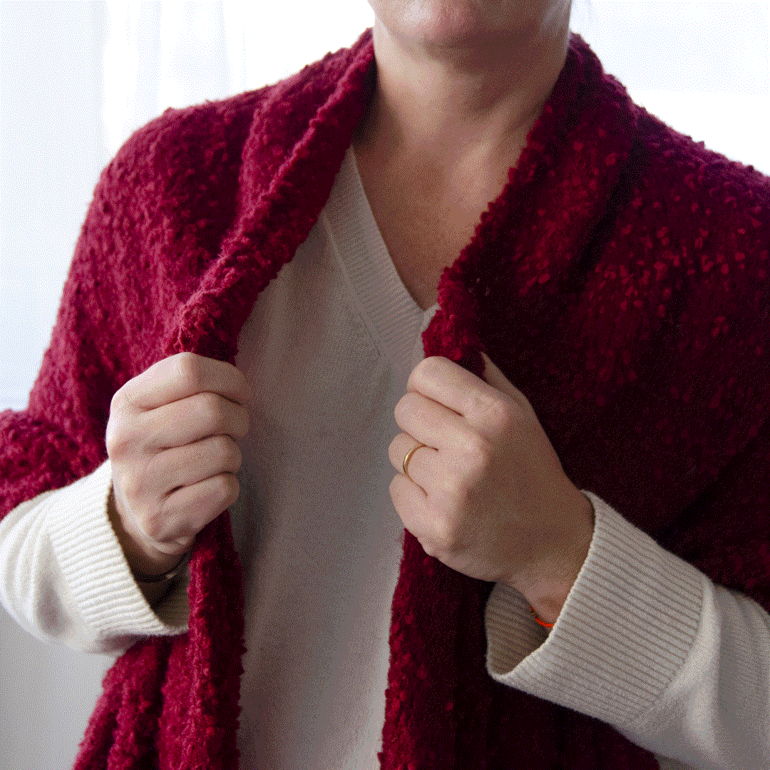Red Giving Shawl