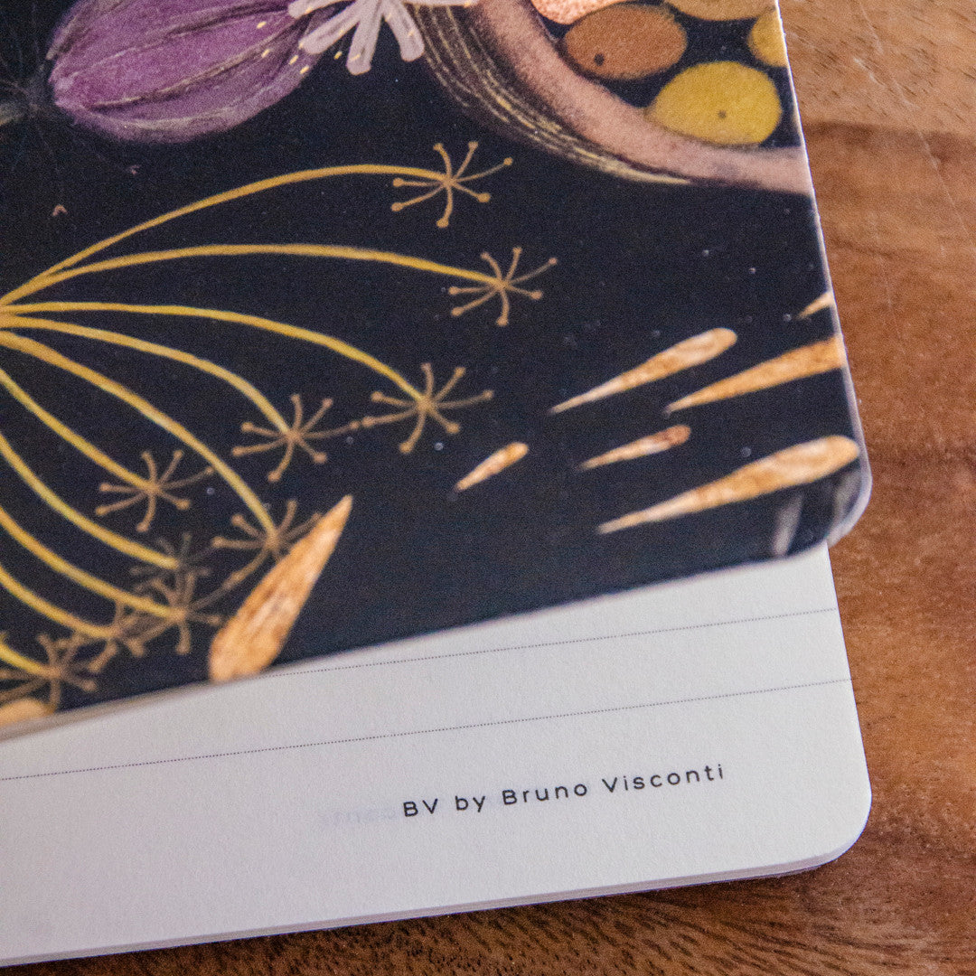 Night Flowers Spiral Notebook