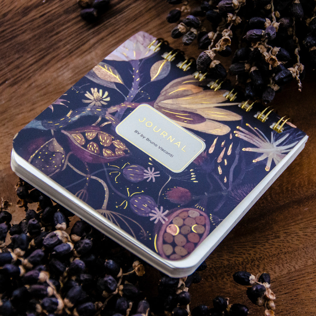 Night Flowers Pocket Journal