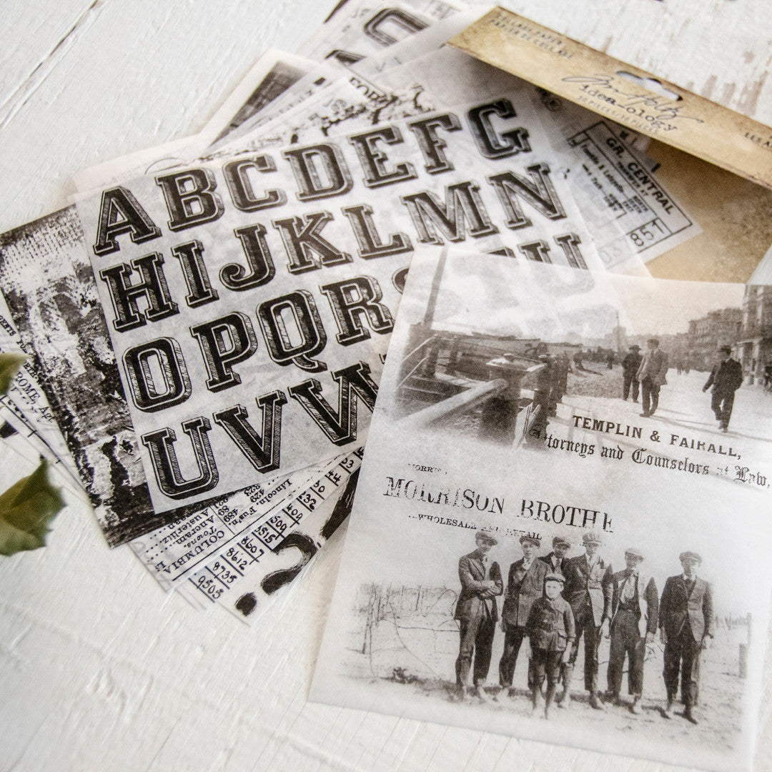 Tim Holtz Idea-ology Collage Paper Archives