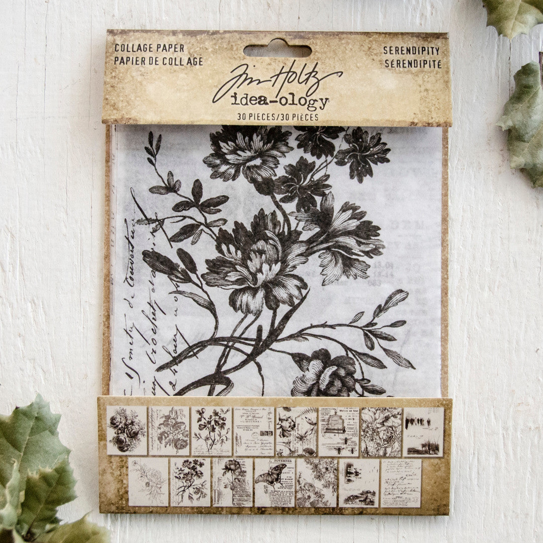 Tim Holtz Idea-ology Collage Paper Serendipity