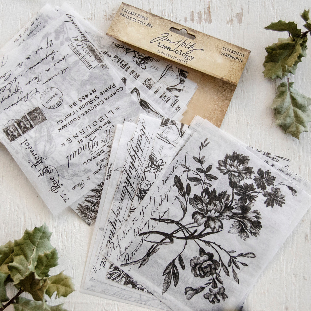Tim Holtz Idea-ology Collage Paper Serendipity