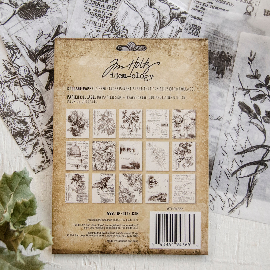 Tim Holtz Idea-ology Collage Paper Serendipity