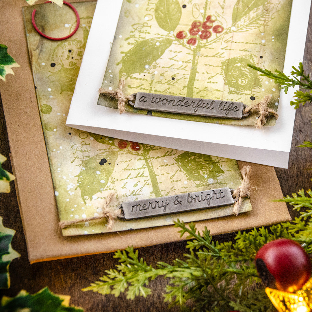 Quick & Easy Festive Holiday Cards to Make in Minutes