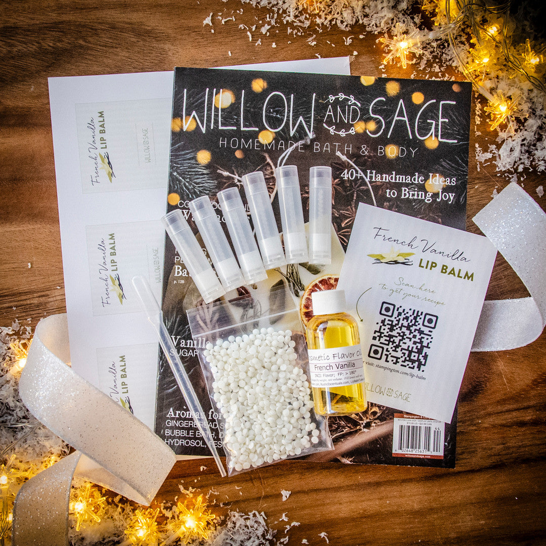 Willow and Sage French Vanilla Lip Balm Kit