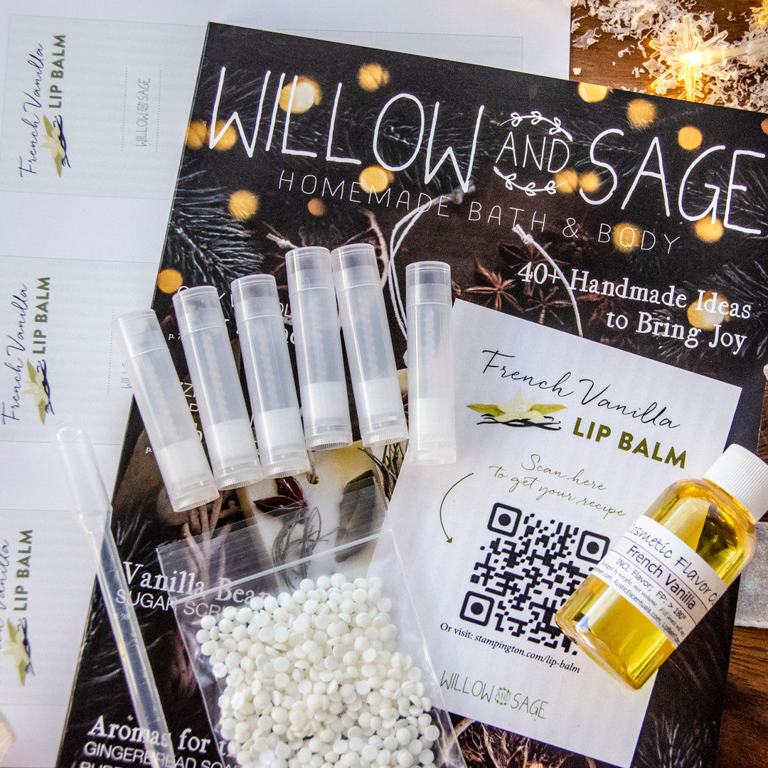 Willow and Sage French Vanilla Lip Balm Kit