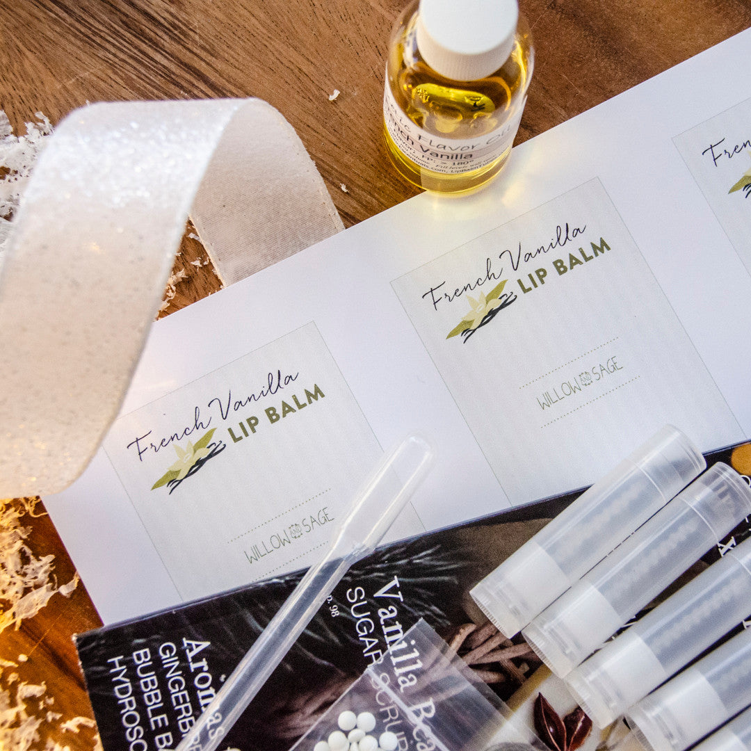 Willow and Sage French Vanilla Lip Balm Kit