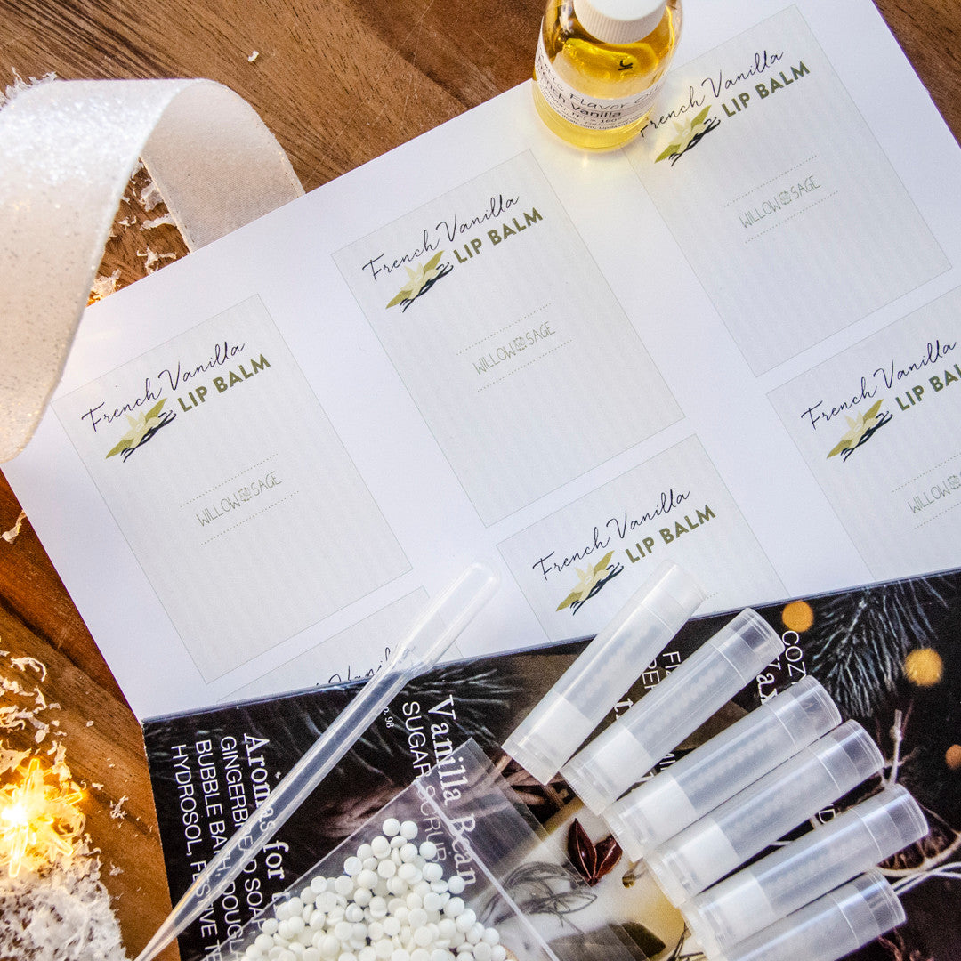 Willow and Sage French Vanilla Lip Balm Kit