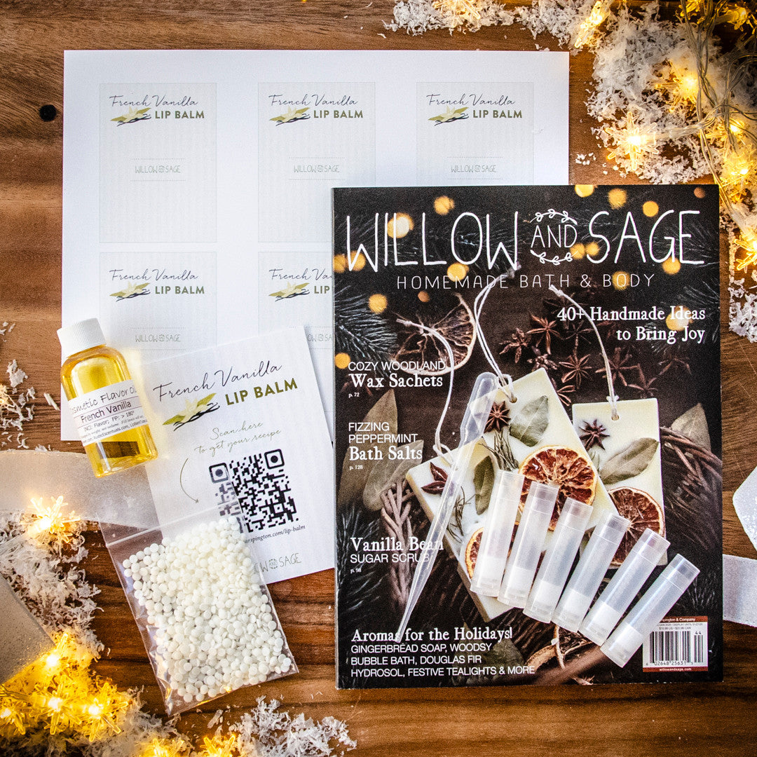 Willow and Sage French Vanilla Lip Balm Kit