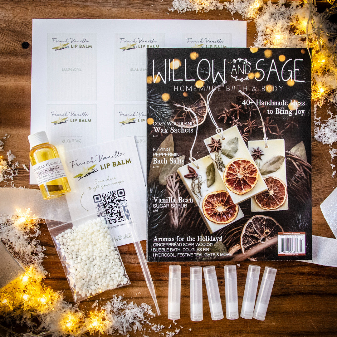 Willow and Sage French Vanilla Lip Balm Kit