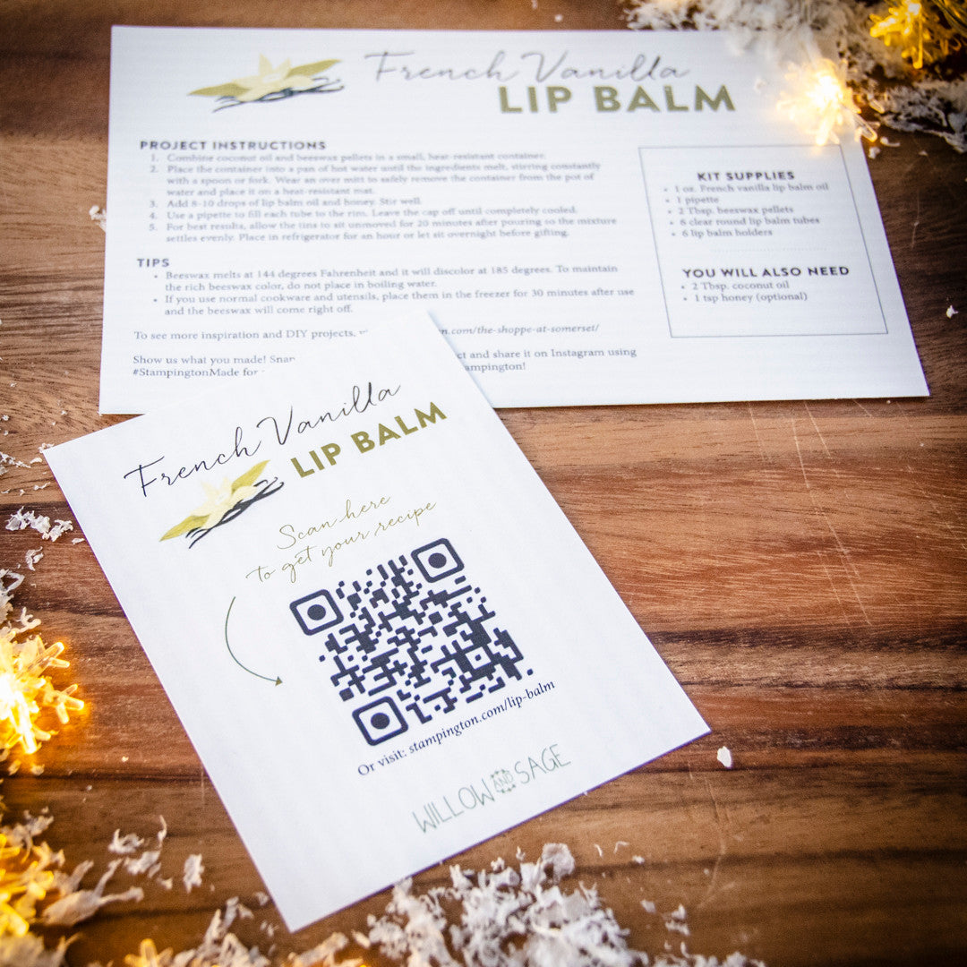 Willow and Sage French Vanilla Lip Balm Kit