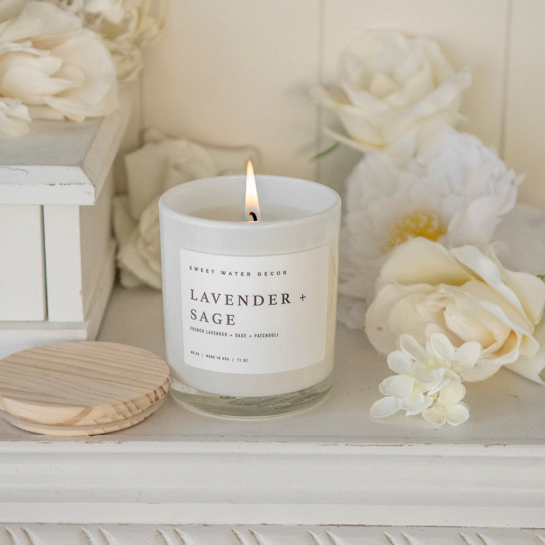 Lavender + Sage Soy Candle 11 oz
