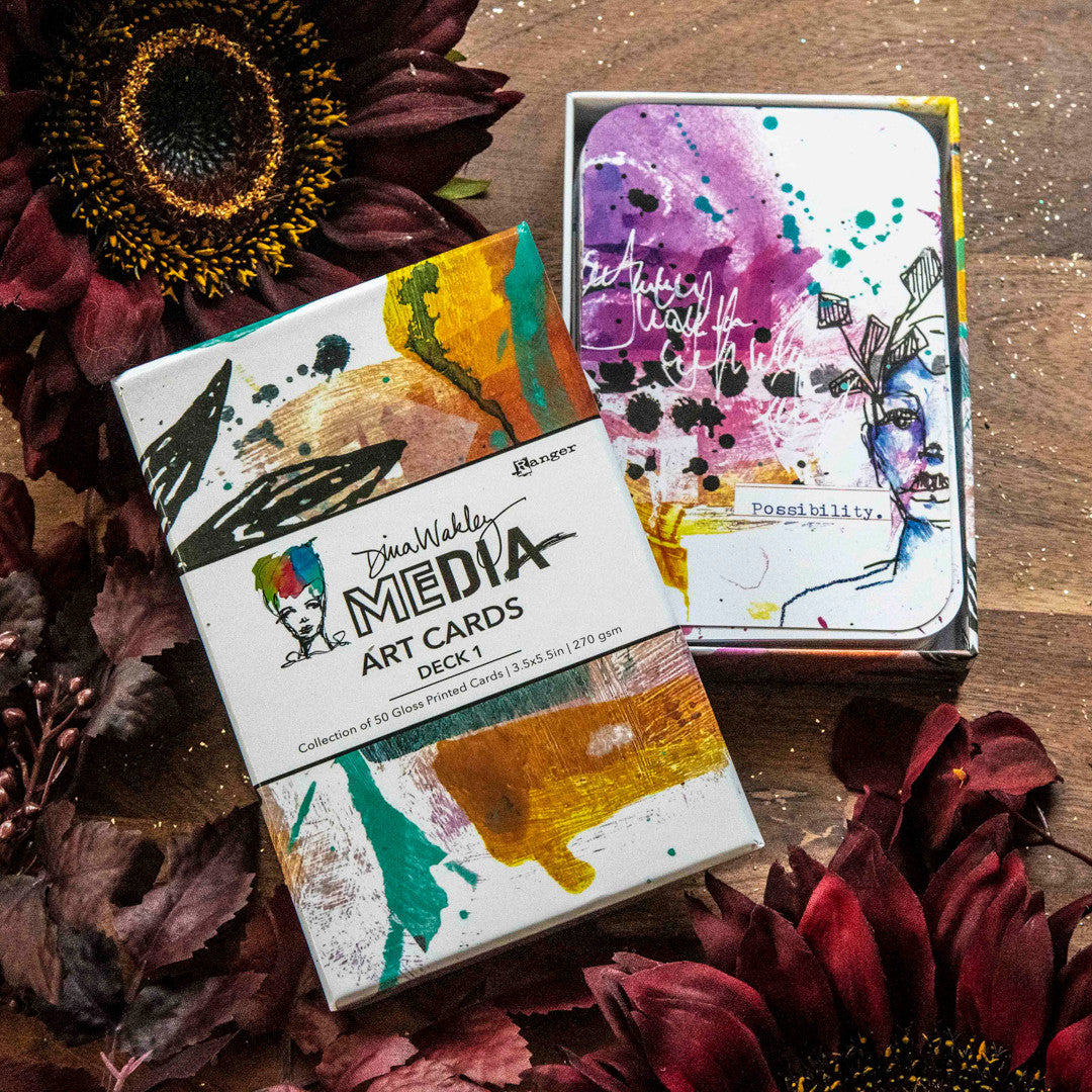 Dina Wakley Mixed Media Art Cards Deck 1