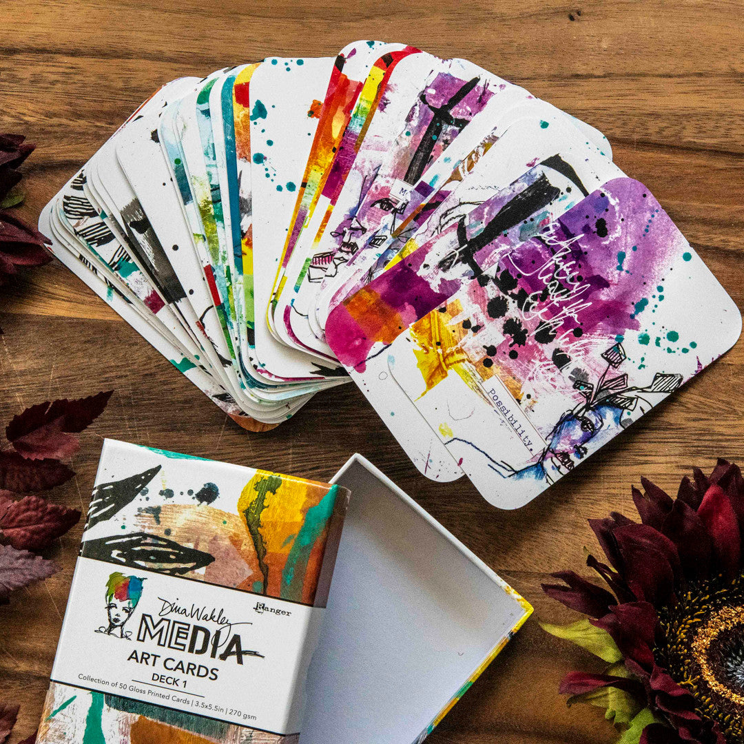 Dina Wakley Mixed Media Art Cards Deck 1