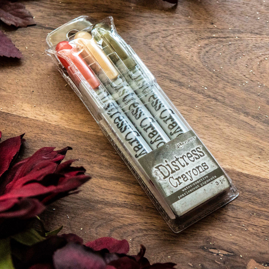 Ranger Ink Distress Halloween Pearl Crayon Set 5