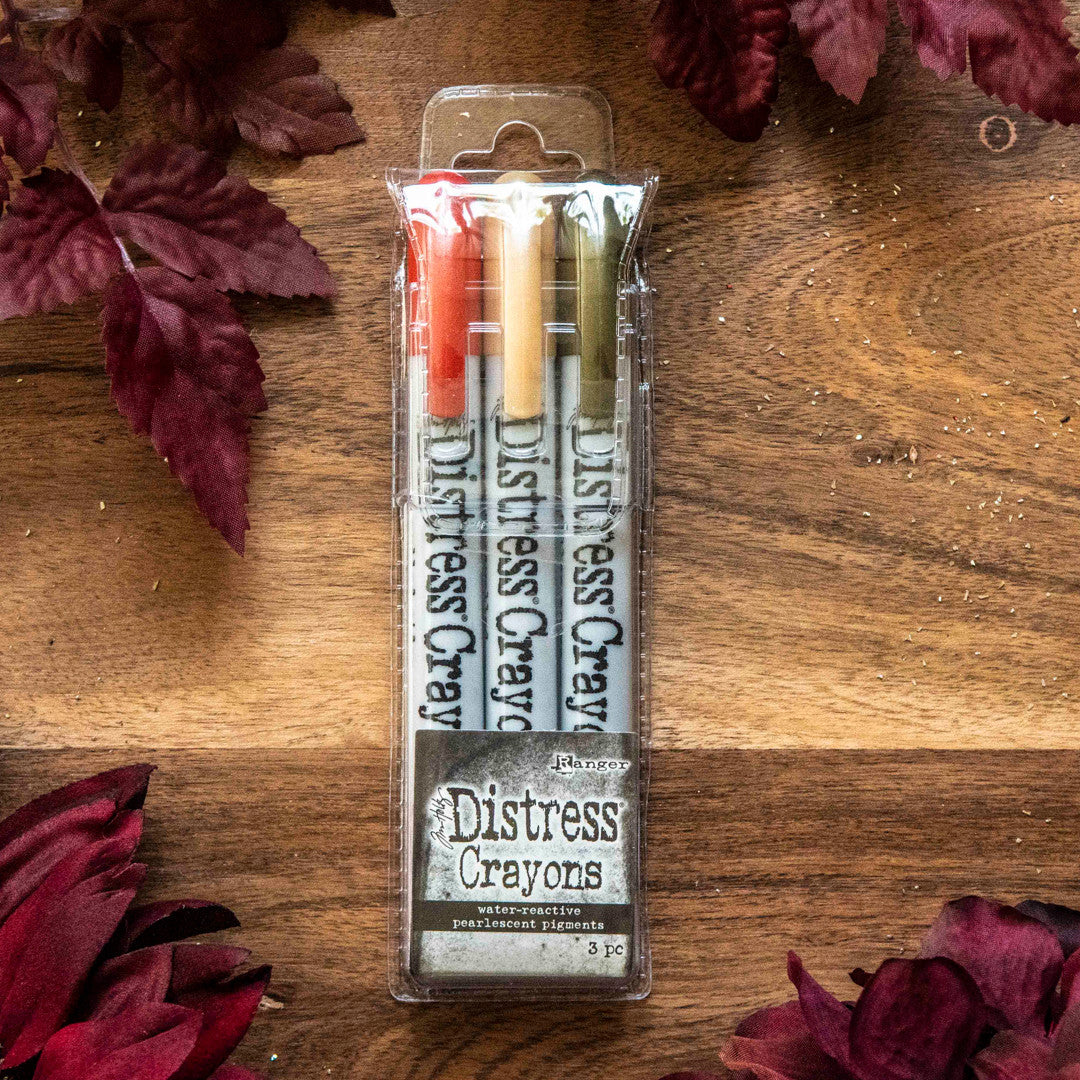 Ranger Ink Distress Halloween Pearl Crayon Set 5