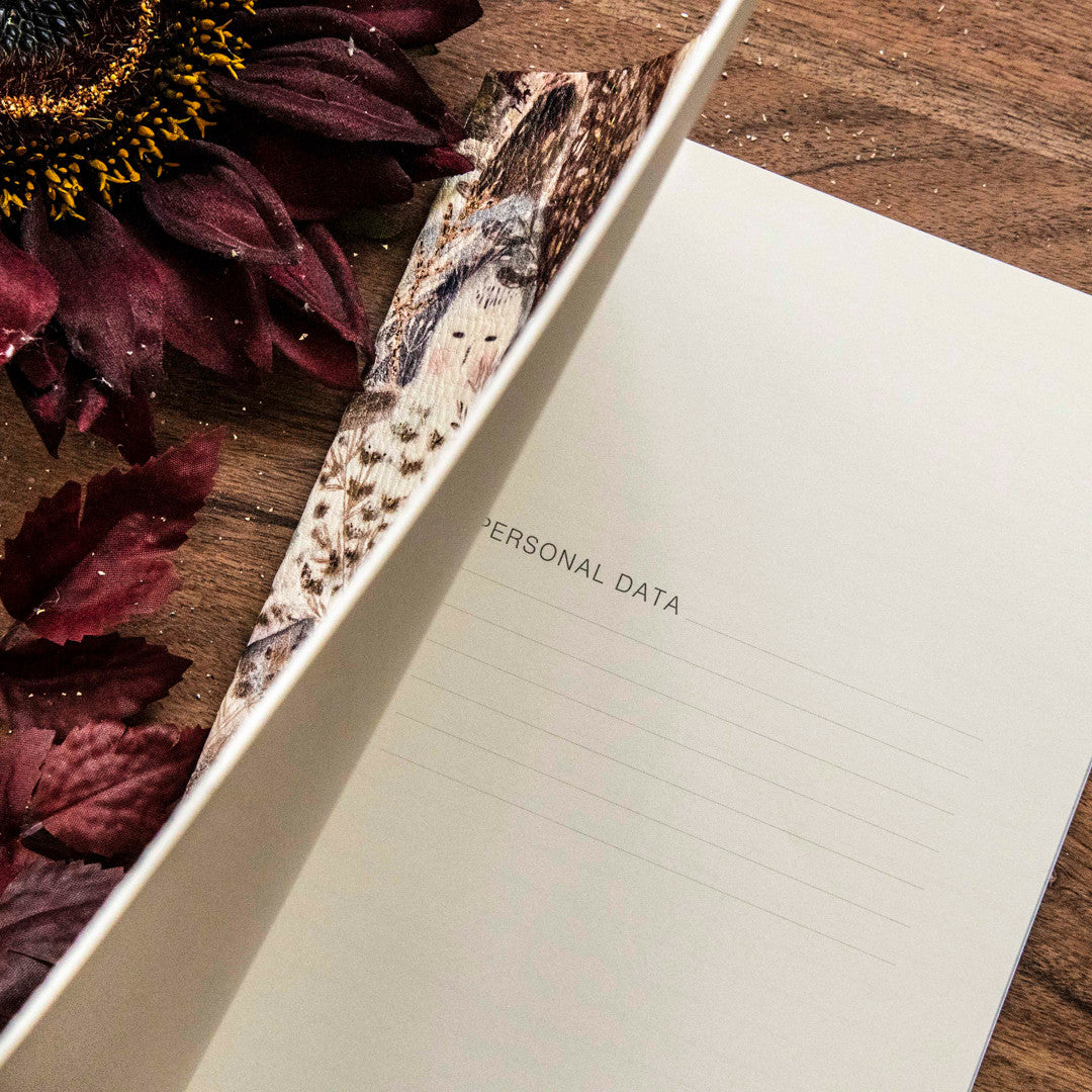 Bruno Visconti Owls Vegan Leather Notebook