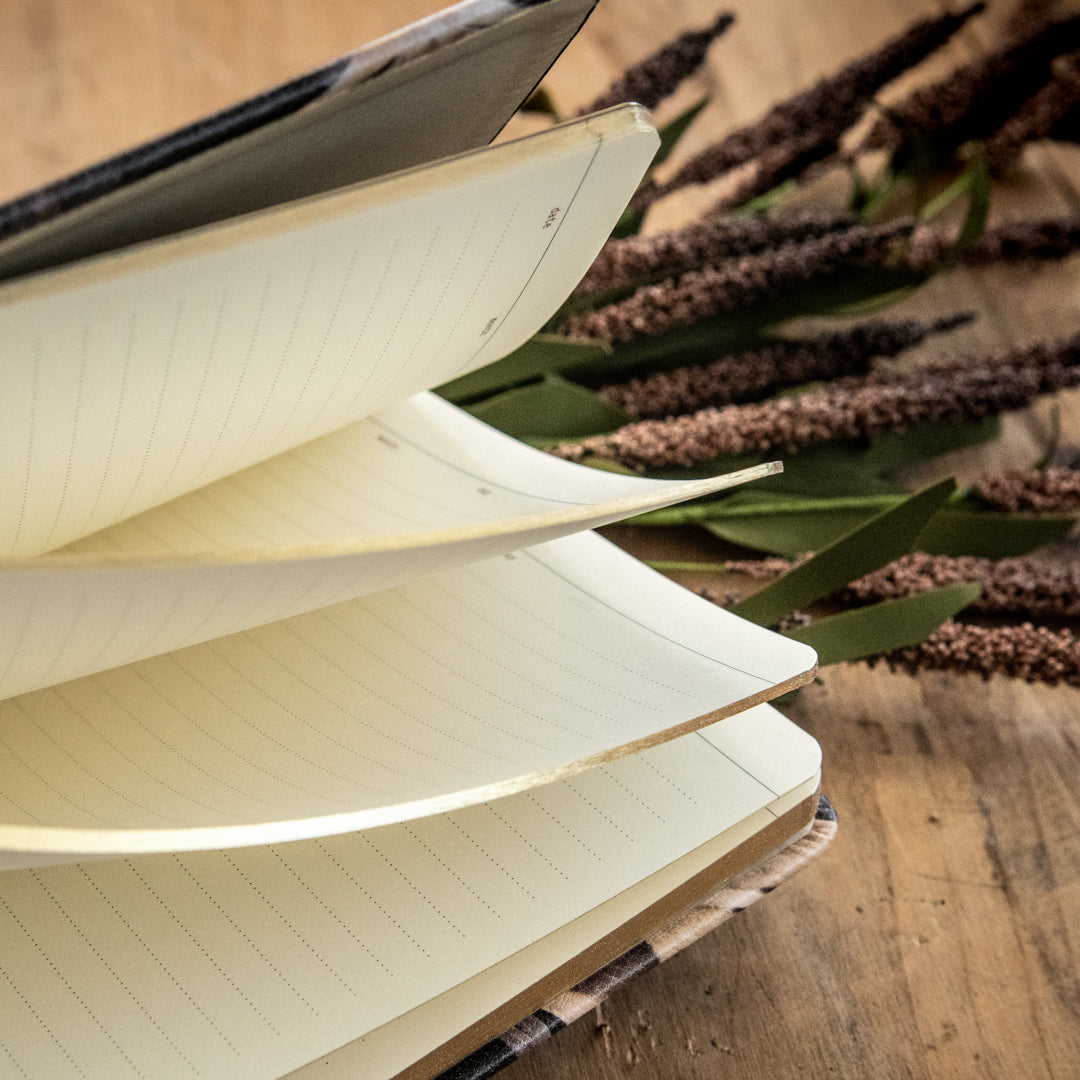 Bruno Visconti Night Flowers Vegan Leather Notebook